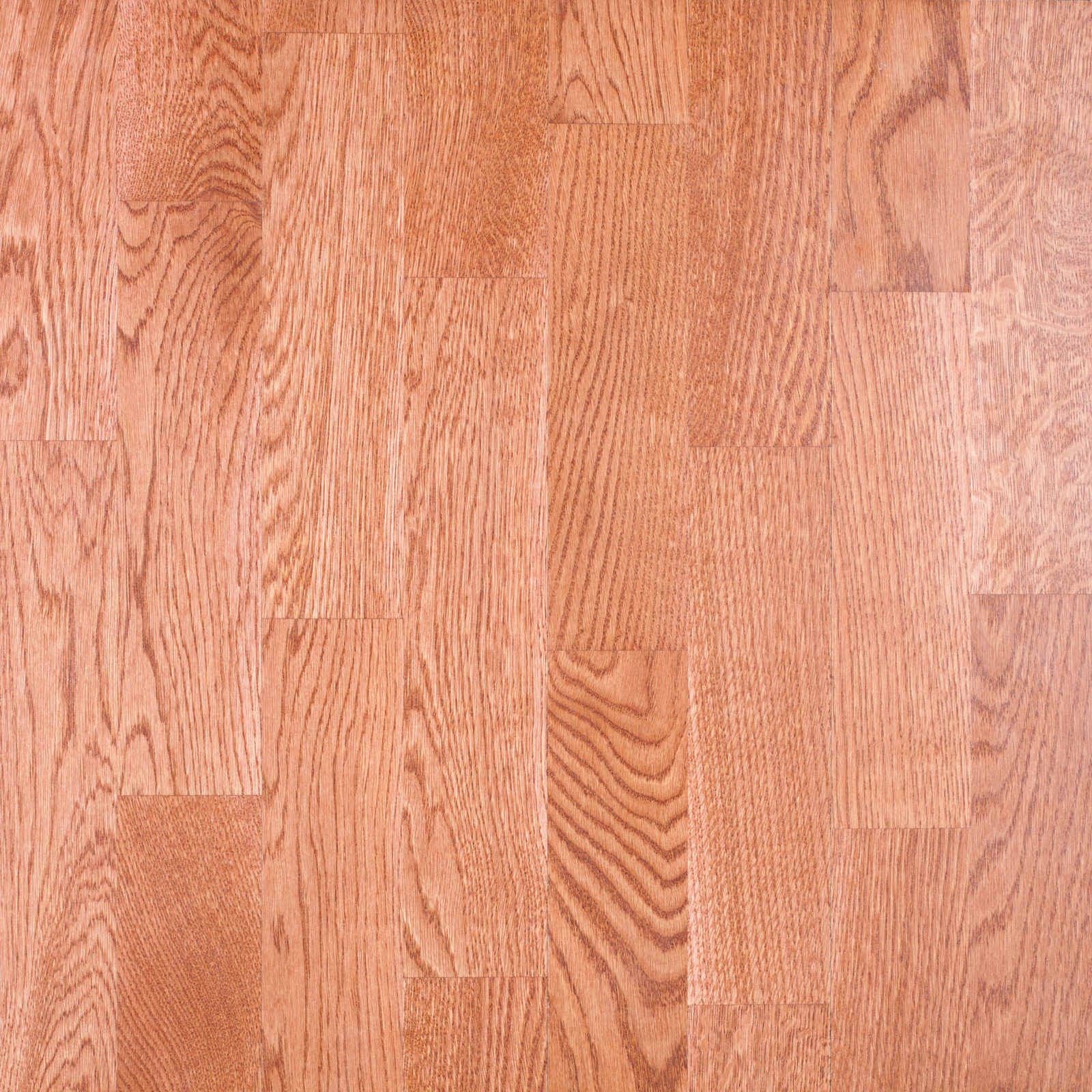 Close-up of solid oak hardwood planks with natural grain pattern