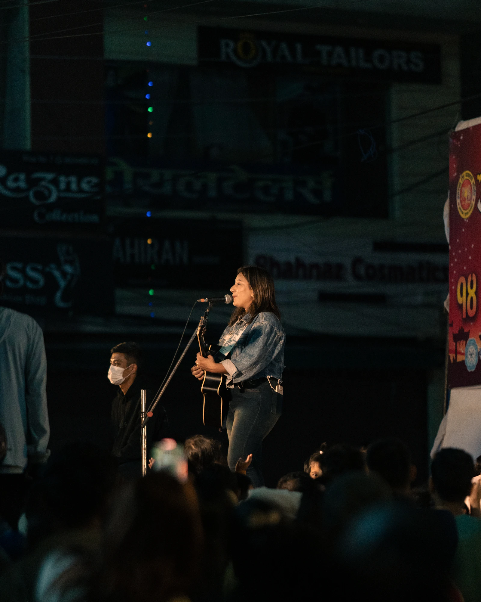 poetry night with audience and performer
