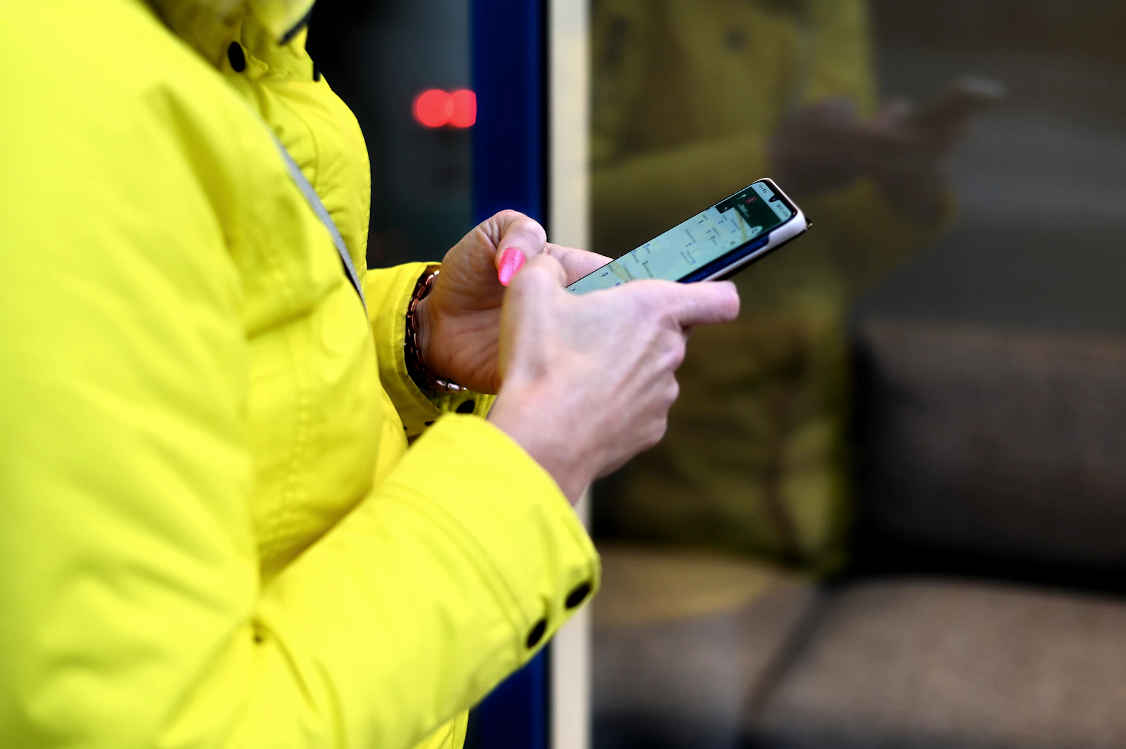 employees using mobile app for shift swap and time off request