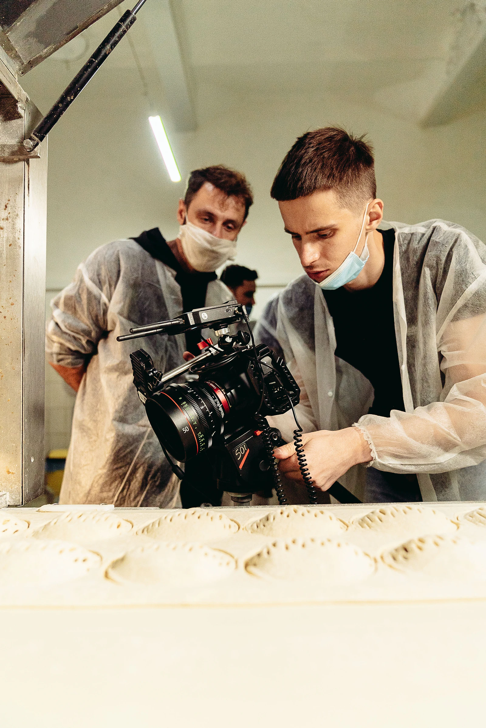 Sweet production in progress